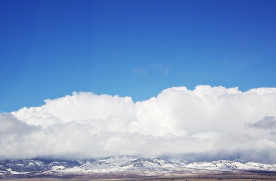 Snow Dusted Mountains